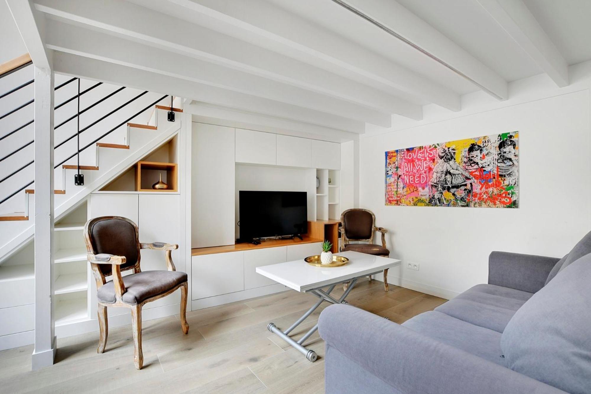 Duplex Notre-Dame De Paris Lägenhet Exteriör bild